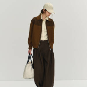 Women's Retro Knitted Zip Front Jacket - Image 5